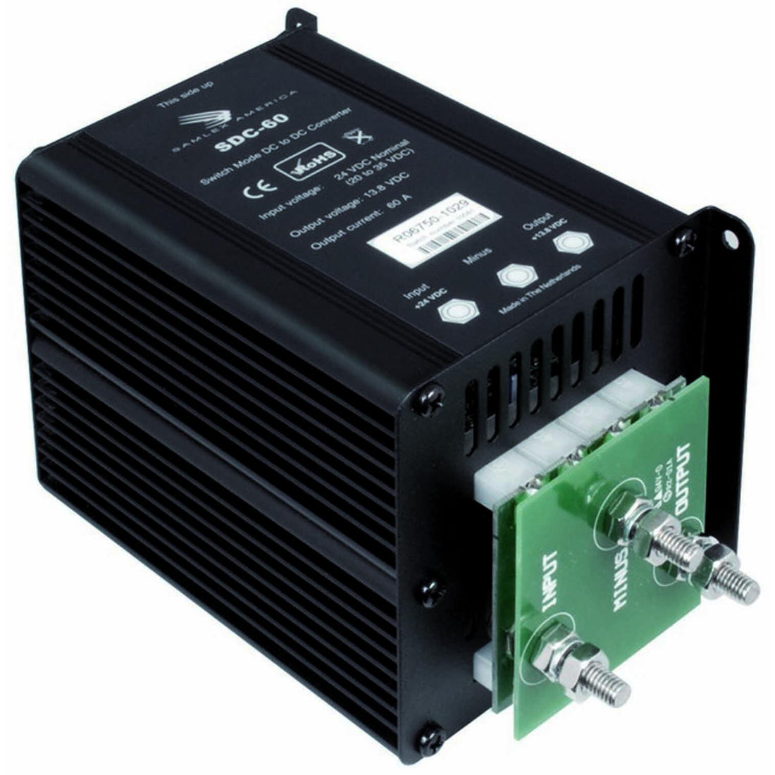 Samlex SDC60 High Efficiency Switch Mode Step Down Dc-dc Converter  - Converts 24 Vdc To 12 Vdc Samlex