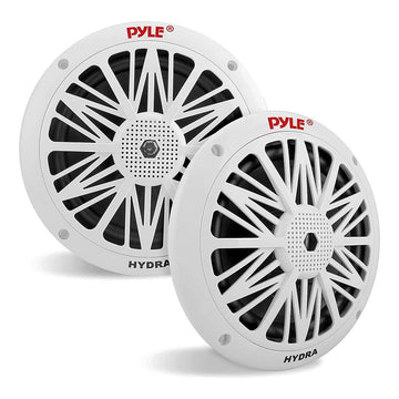 Pyle PLMR62  Marine 6.5” 2-Way Speakers (White) Pyle