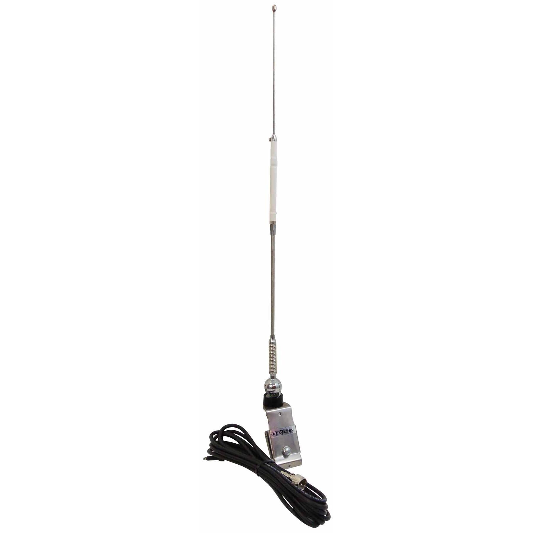 Hustler RTG27L 25" Rain Gutter CB Antenna Kit With 12' Coax Cable Hustler