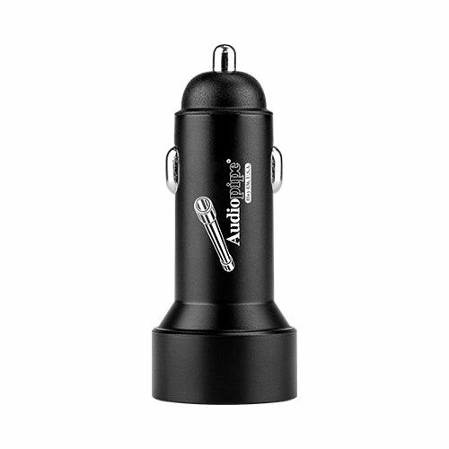 Audiopipe NLD-350CLUBL Dual USB Car Charger with LED Voltmeter (NLD-350CLUBL) Audiopipe