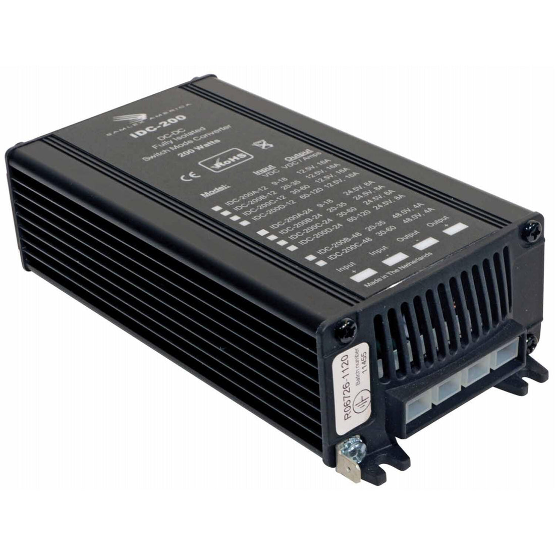 Samlex IDC200A12 200 Watt Fully Isolated DC To DC (12 Volt To 12 Volt) Converter Samlex