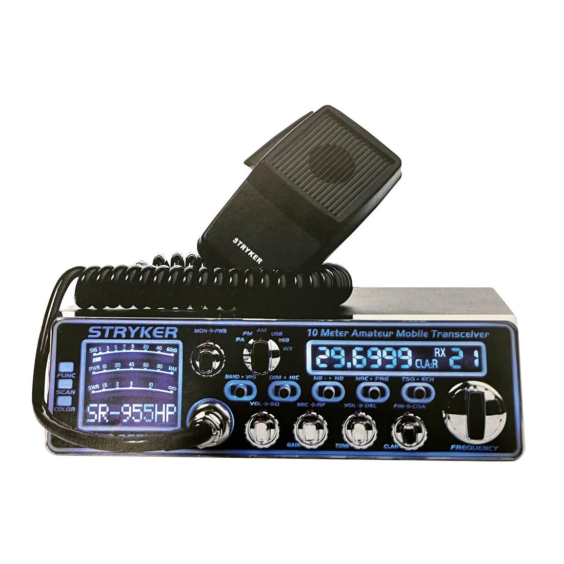 Stryker SR955HPC+ Sr955hpc+  10/12 Meter Am/fm/ssb 100+ Watts Transceiver With Weather & 8 Selectable Faceplate Colors Stryker