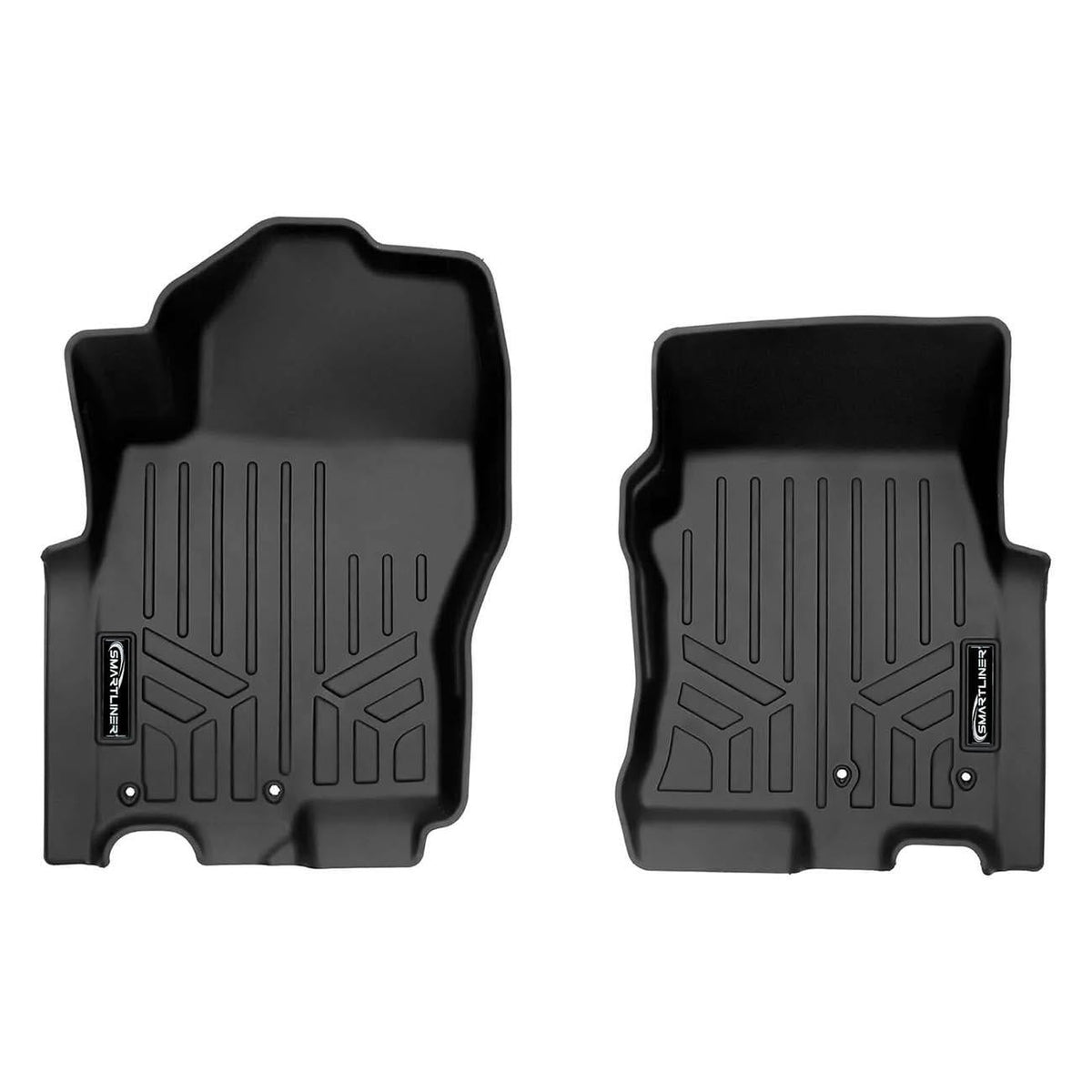 Smartliner SA0571/B0571 Smartliner Floor Liners Front/2nd Row 2022–2025 Nissan Frontier Crew Cab (Black) SMARTLINER