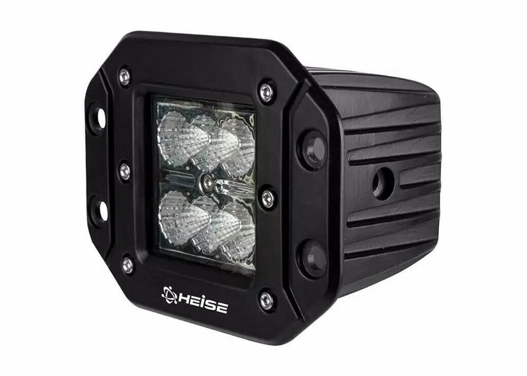 Heise HE-FMCL3 Flush Mount 3" LED Cube Lights HEISE LED Lighting Systems