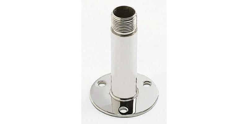 Shakespeare 4365  Straight 4" 1X14" Thread Stainless Antenna Mount (4365) Shakespeare