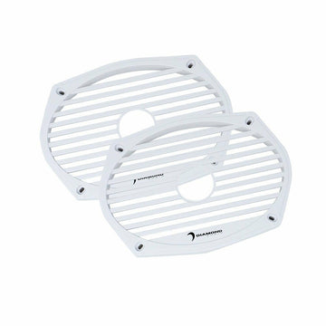 Diamond Audio MS69CXG 6 x 9 White Grills (Pair) - MS69CXG Diamond