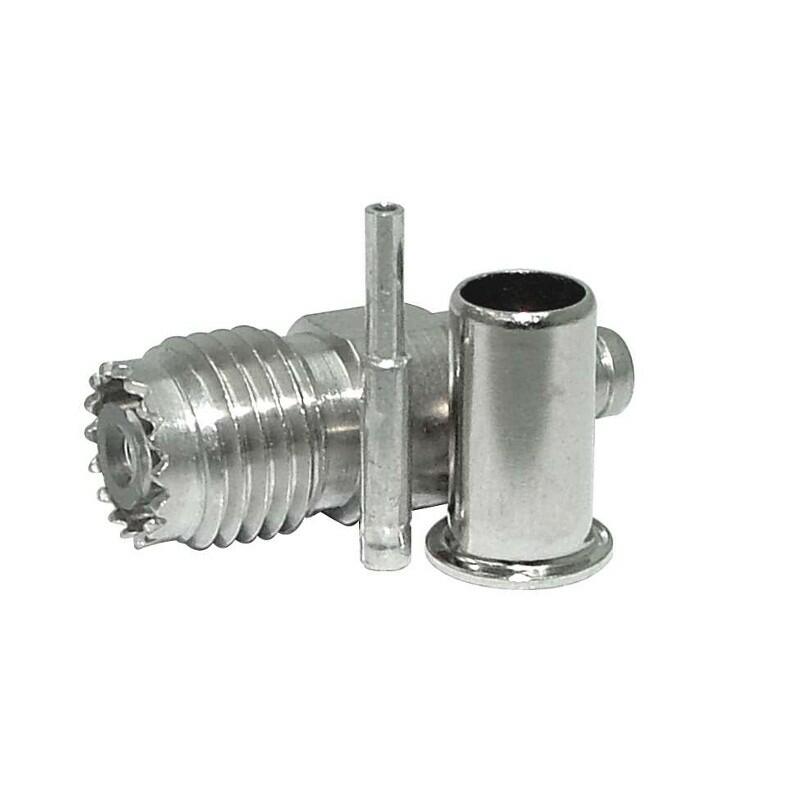 Procomm MPL-01-59 Mini UHF Female Crimp On Connector for RG59 Procomm