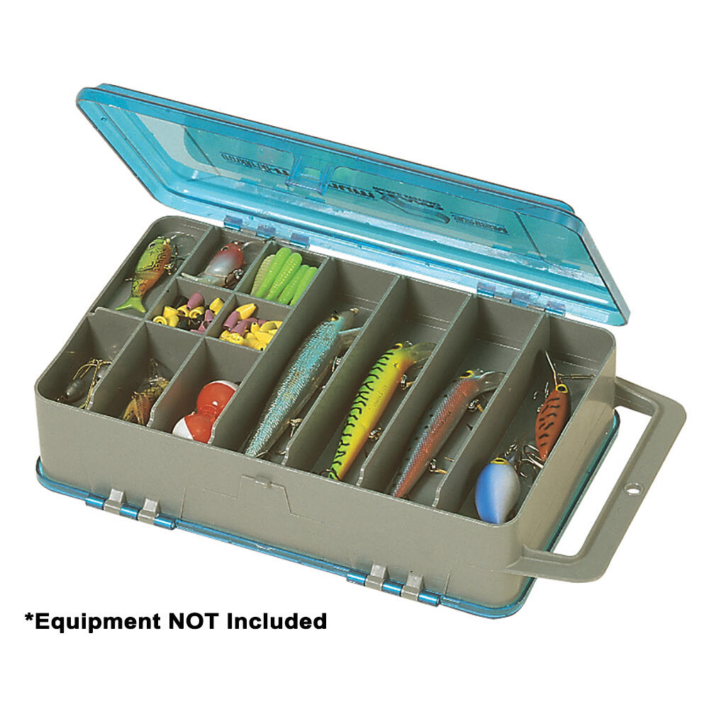 Plano 321508 Double-Sided Tackle Organizer Medium - Silver/Blue Plano