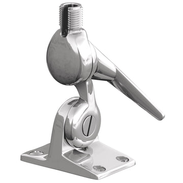 Shakespeare 5187  Sleek Nutless Four-Way Ratchet Mount for Antennas (5187) Shakespeare