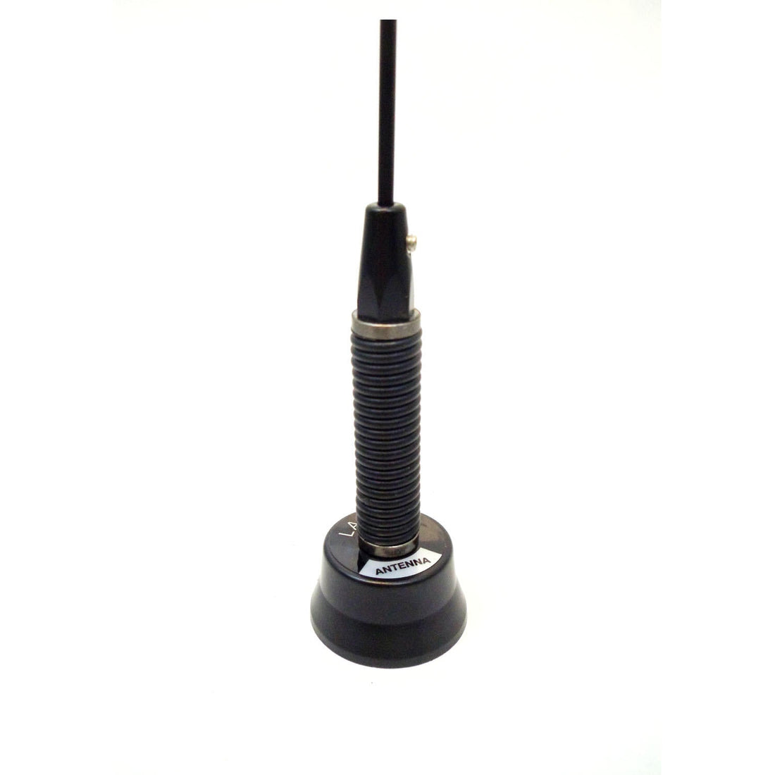 Larsen NMOWBQB 150-170 Mhz 3/4" Base - Black 1/4 Wave Unity Gain Antenna With Shock Spring Larsen