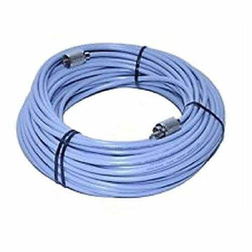 WORKMAN 8X-100-PL-PL-A 100 FT CB RADIO / HAM ANTENNA COAX CABLE w/ SOLDERED ENDS Bandit