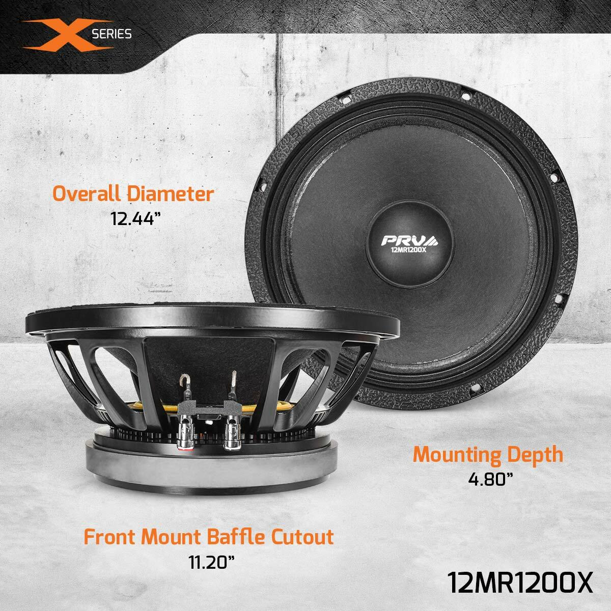 PRV Audio 12MR1200X 12" MIDRANGE LOUDSPEAKER PRV Audio