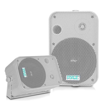 Pyle PDWR50W  6.5" Indoor / Outdoor 2-Way Speakers (White) Pyle