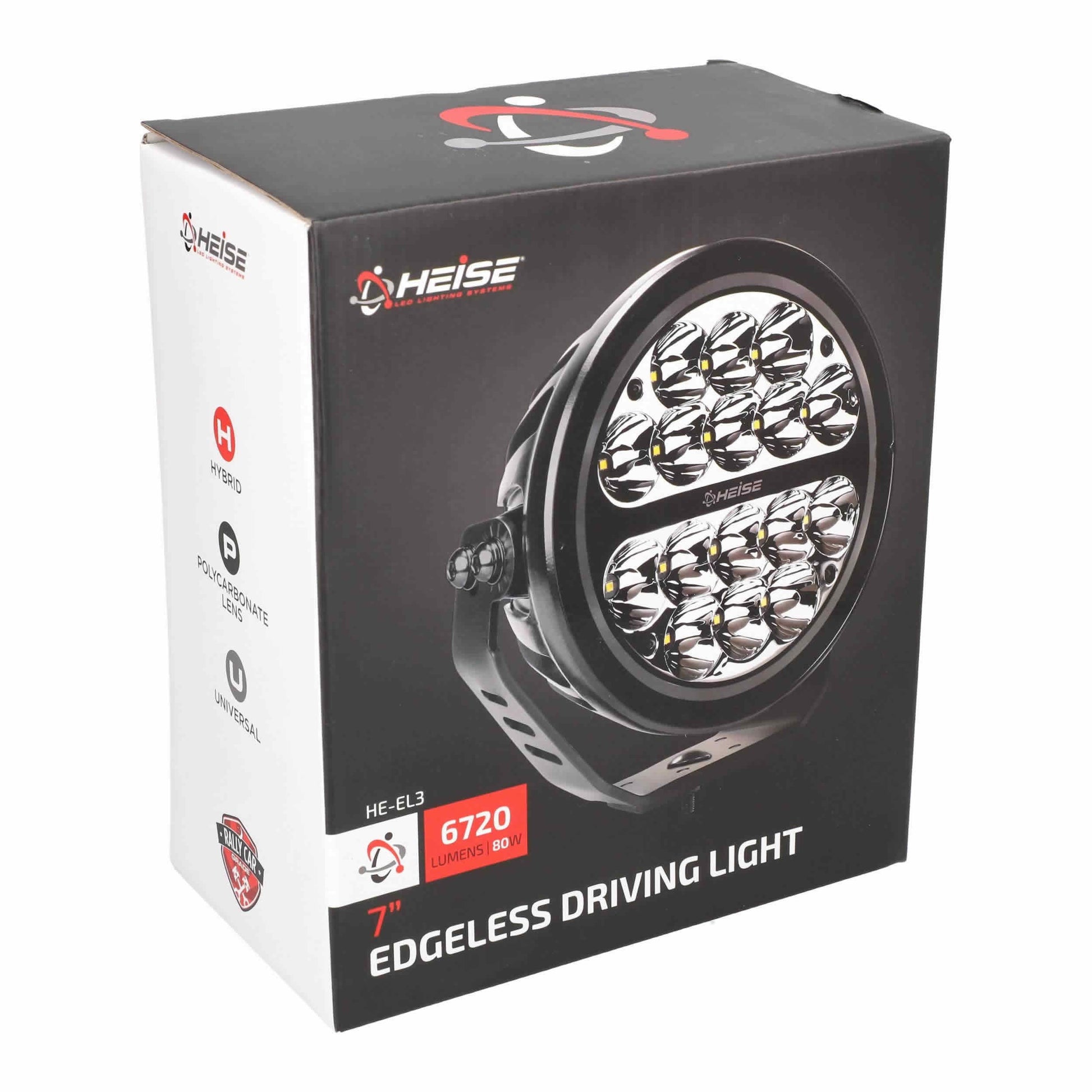 Heise HE-EL3 7" Edgeless Driving Light - Spot HEISE LED Lighting Systems