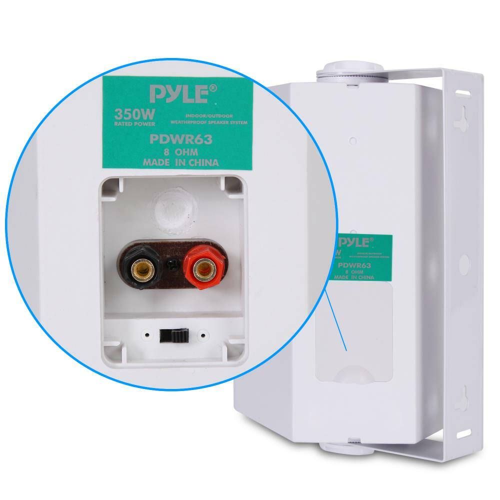 Pyle PDWR63  6.5" Indoor / Outdoor 2-Way Speakers (Pair) Pyle