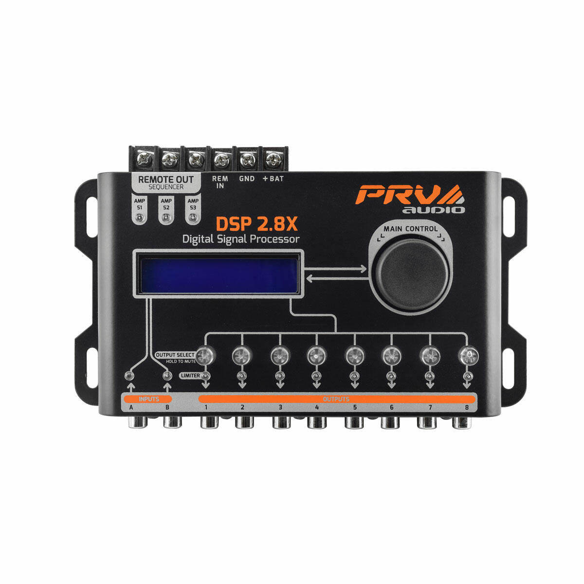 PRV Audio DSP 2.8X 8 CHANNEL DIGITAL SIGNAL PROCESSOR PRV Audio