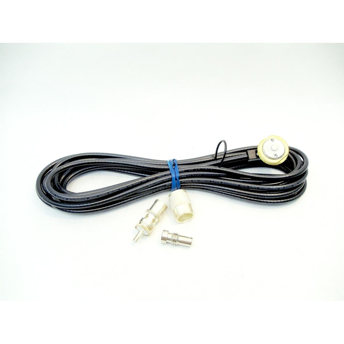 PCTEL/Maxrad SMP Maxrad - Stainless Steel 3/4" Hole Mount With 17' Rg58u Coax Cable And Solder On Teflon PL259 Connector PCTEL/Maxrad
