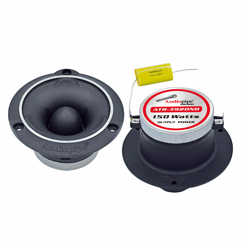 Audiopipe ATR-3920ND 4 Aluminum Bullet Horn Tweeter Audiopipe