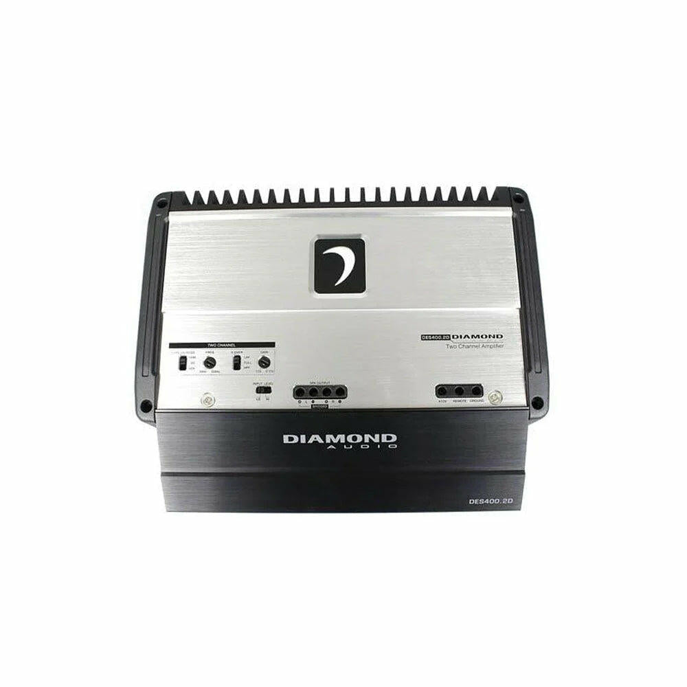 Diamond Audio DES400.2D 2-Channel DES Series Full Range Class D Amplifier - DES400.2D Diamond