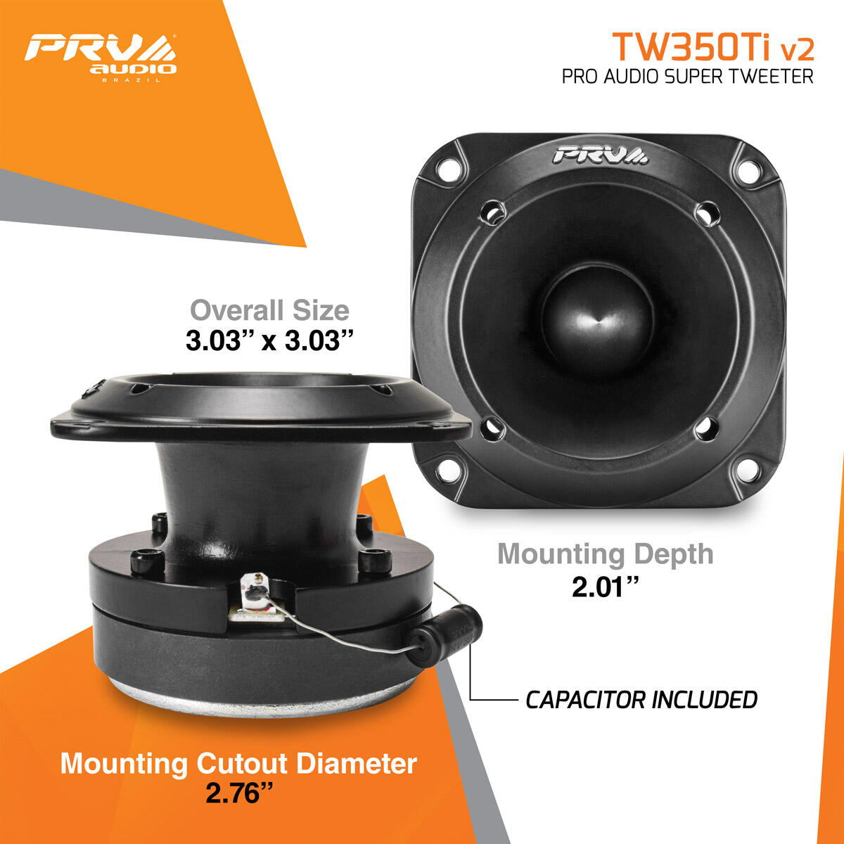PRV Audio TW350Ti v2 PRO AUDIO SUPER TWEETER PRV Audio