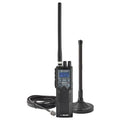 Cobra HHRT50 Hh50wxst Handheld CB Radio With Noaa Weather, Magnetic Mount Antenna & Dc Cigarette Power Cord Cobra