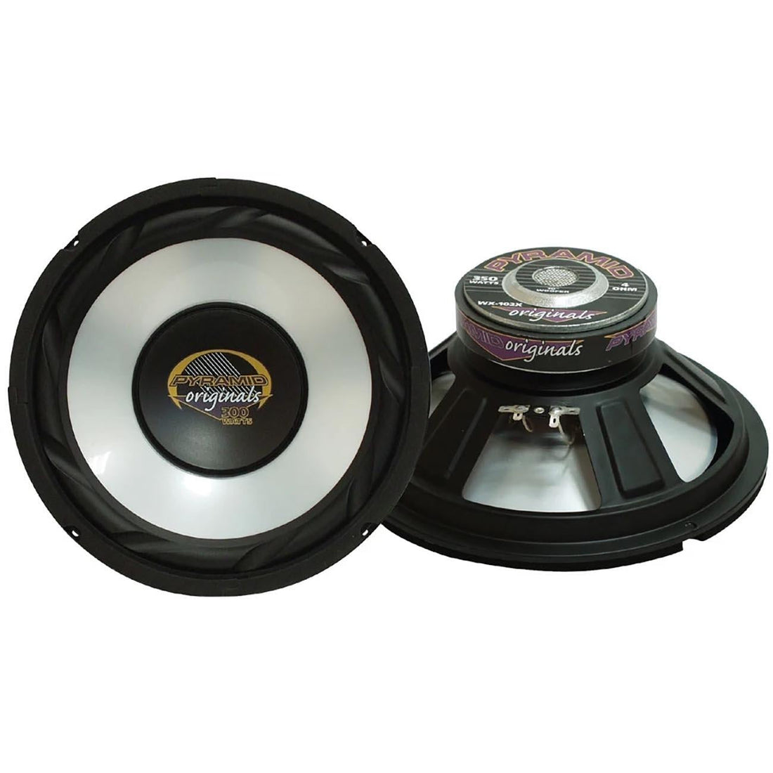 Pyramid WX65X  6.5" Car Woofer Speaker 300W Polypropylene Cone (White) Pyramid