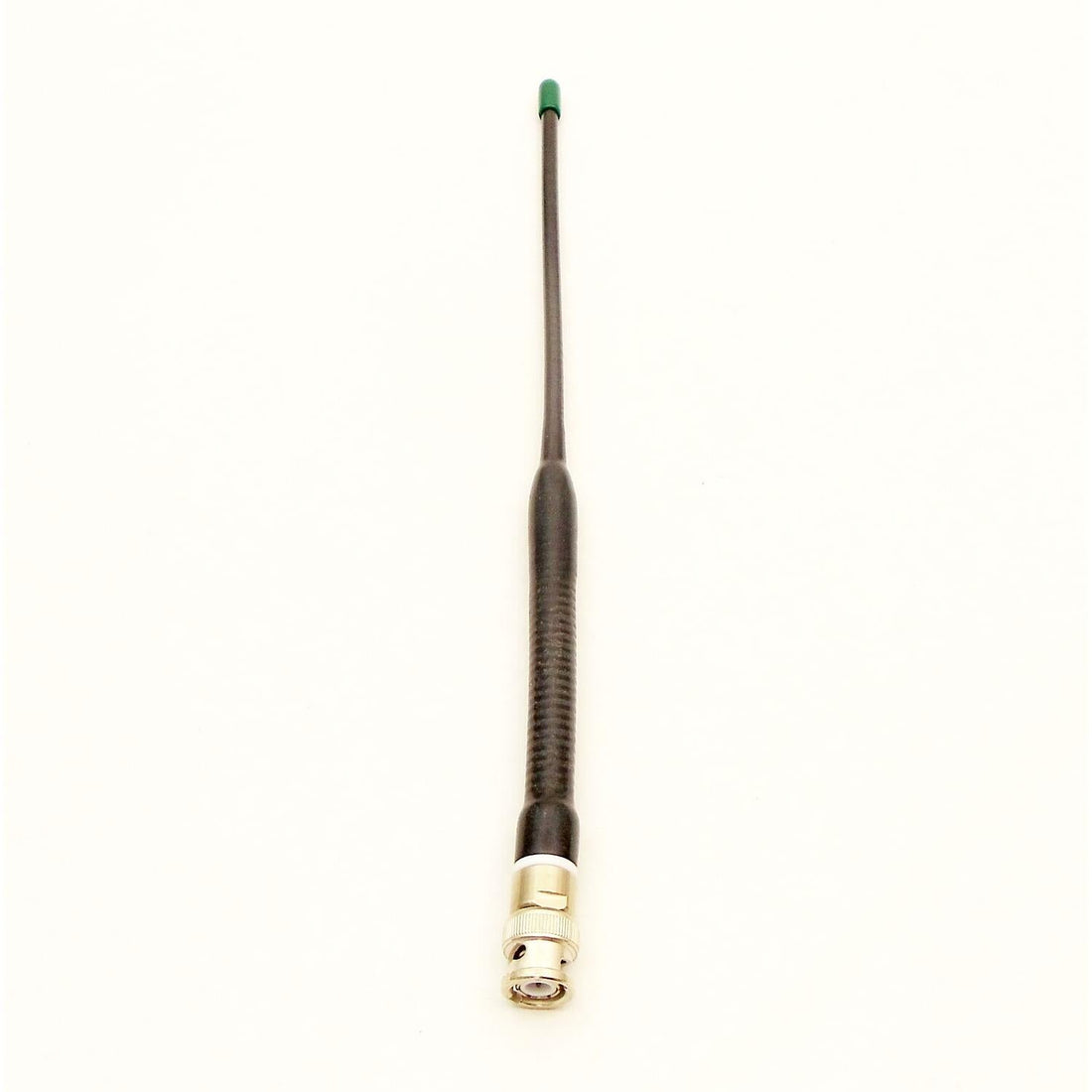 Larsen KD4142HQ 10-3/4" Tall 142mhz 1/4 Wave Rubber Kulduckie With Bnc Male Coaxial Connector (green Cap) Larsen