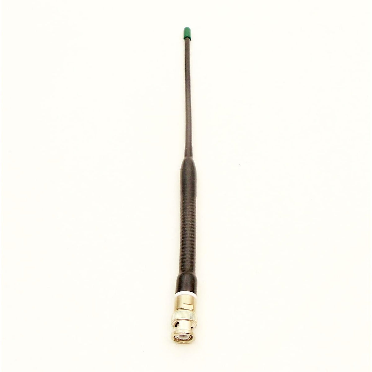 Larsen KD4142HQ 10-3/4" Tall 142mhz 1/4 Wave Rubber Kulduckie With Bnc Male Coaxial Connector (green Cap) Larsen