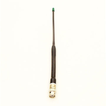 Larsen KD4142HQ 10-3/4" Tall 142mhz 1/4 Wave Rubber Kulduckie With Bnc Male Coaxial Connector (green Cap) Larsen