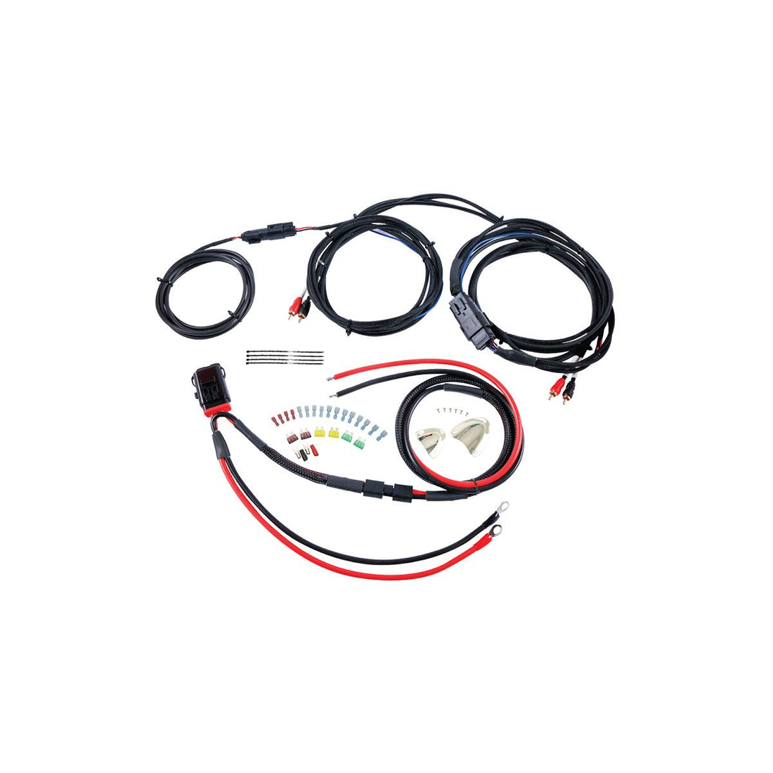 Diamond Audio MSHR2 1998-2019 Harley Davidson 2-Ch Audio Wiring Kit (All Harley Baggers) - MSHR2 Diamond
