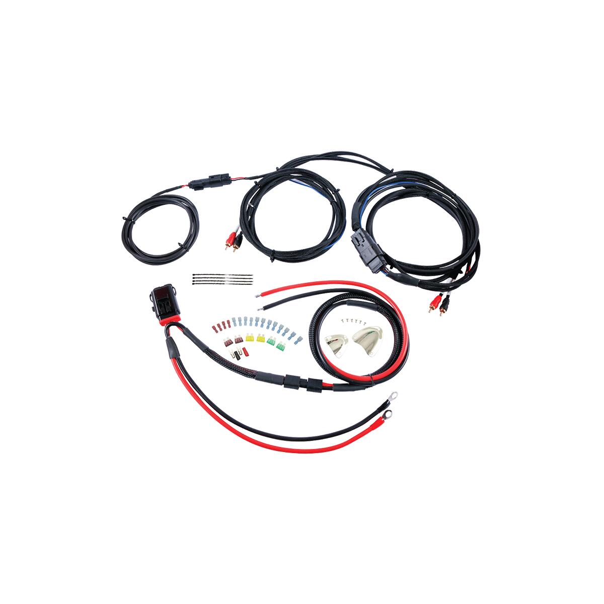 Diamond Audio MSHR2 1998-2019 Harley Davidson 2-Ch Audio Wiring Kit (All Harley Baggers) - MSHR2 Diamond