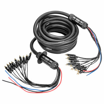 PRV Audio SNAKE 10RCA-30 30ft RCA Medusa Cable with Power Wire