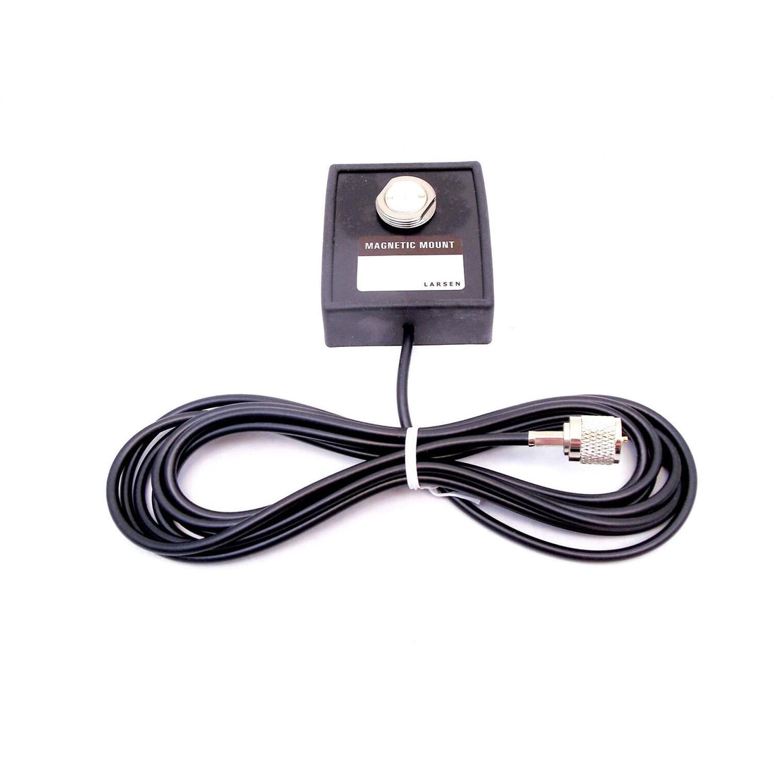 Larsen NMOMM Nmo Magnetic Mount For 3/4" Threaded Base Antennas With 12' Coax Cable & Installed Uhf (pl259) Connector Larsen