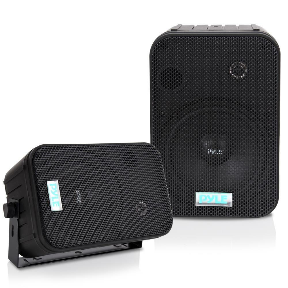 Pyle PDWR50B  6.5" Indoor / Outdoor 2-Way Speakers (Black) Pyle