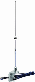 Everhardt SNGP4 4'mirror Mount Ss No Ground Antenna (white) Everhardt