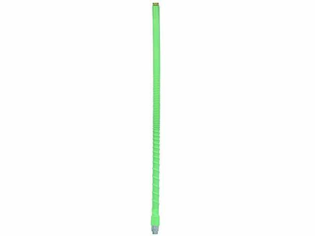 Firestik FS2-G 2 Foot Heavy Duty 300 Watt Top Loaded 5/8 Wave Cb Antenna With 3/8"x24" Threaded Base In Neon Greeen Firestik