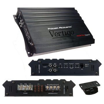 Power Acoustik VA1-4000D  Vertigo Series Monoblock Amplifier 4000W Max Power Acoustik