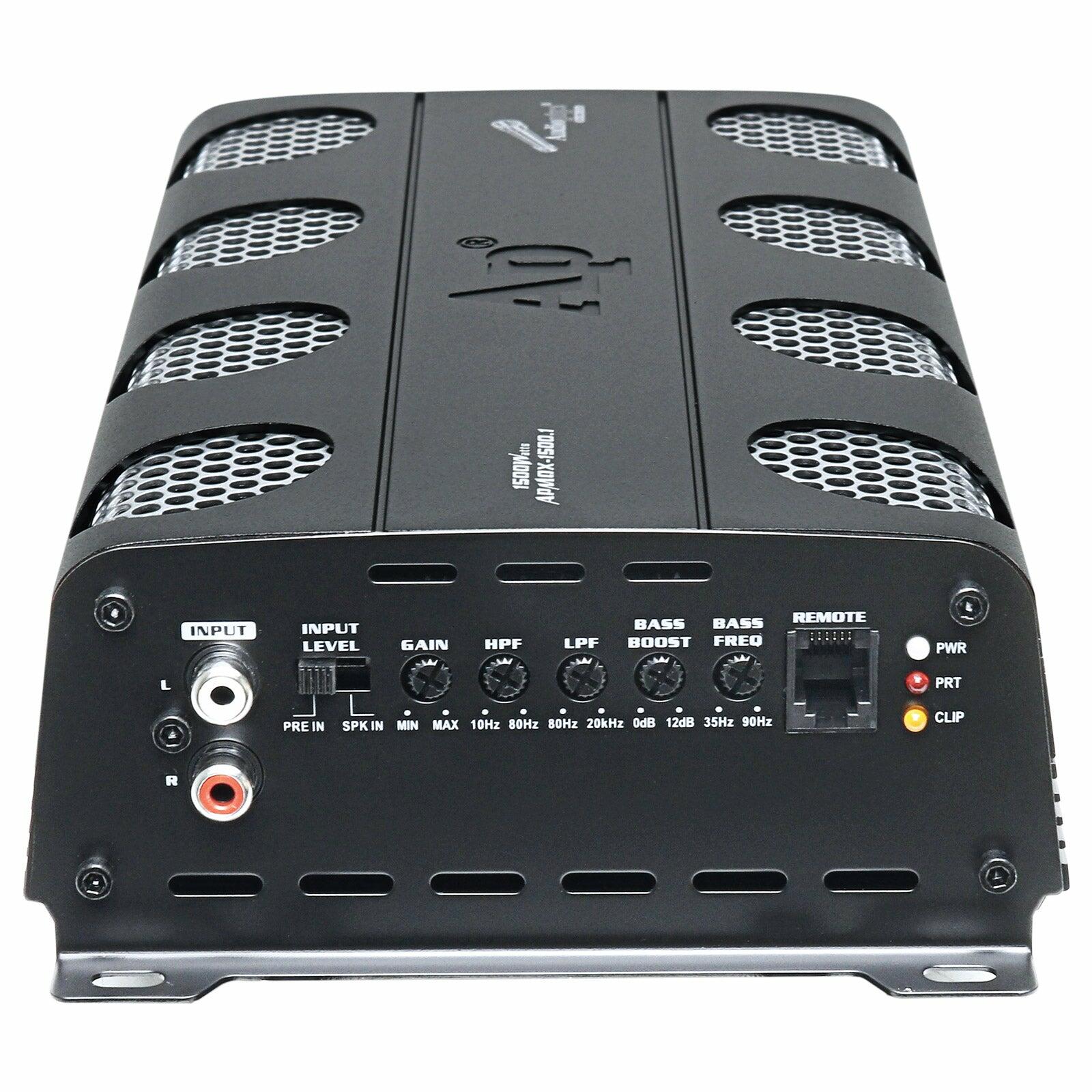 Audiopipe APMOX-1500.1 Mosfet / Ic Technology Car Audio Amplifier (APMOX-1500.1) Audiopipe