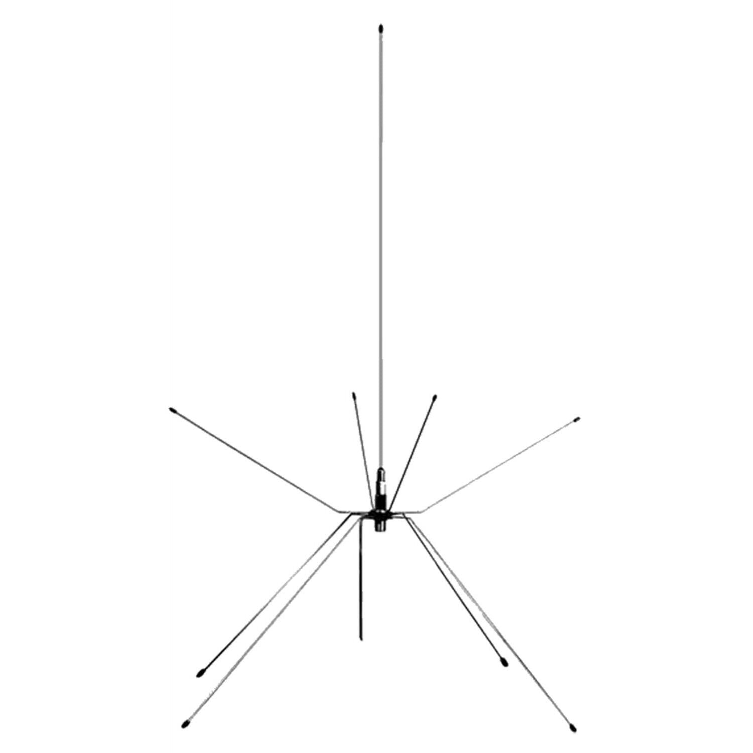 Procomm SPIDER 30-1200 Mhz Base Station Scanner Antenna With 50' Of Low Loss Coax Cable &  Bnc Procomm
