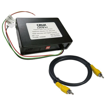 Crux LVCB-07  Factory Rear-View Camera Retention Solution for Ram Jeep Vehicles with Digital Camera CRUX