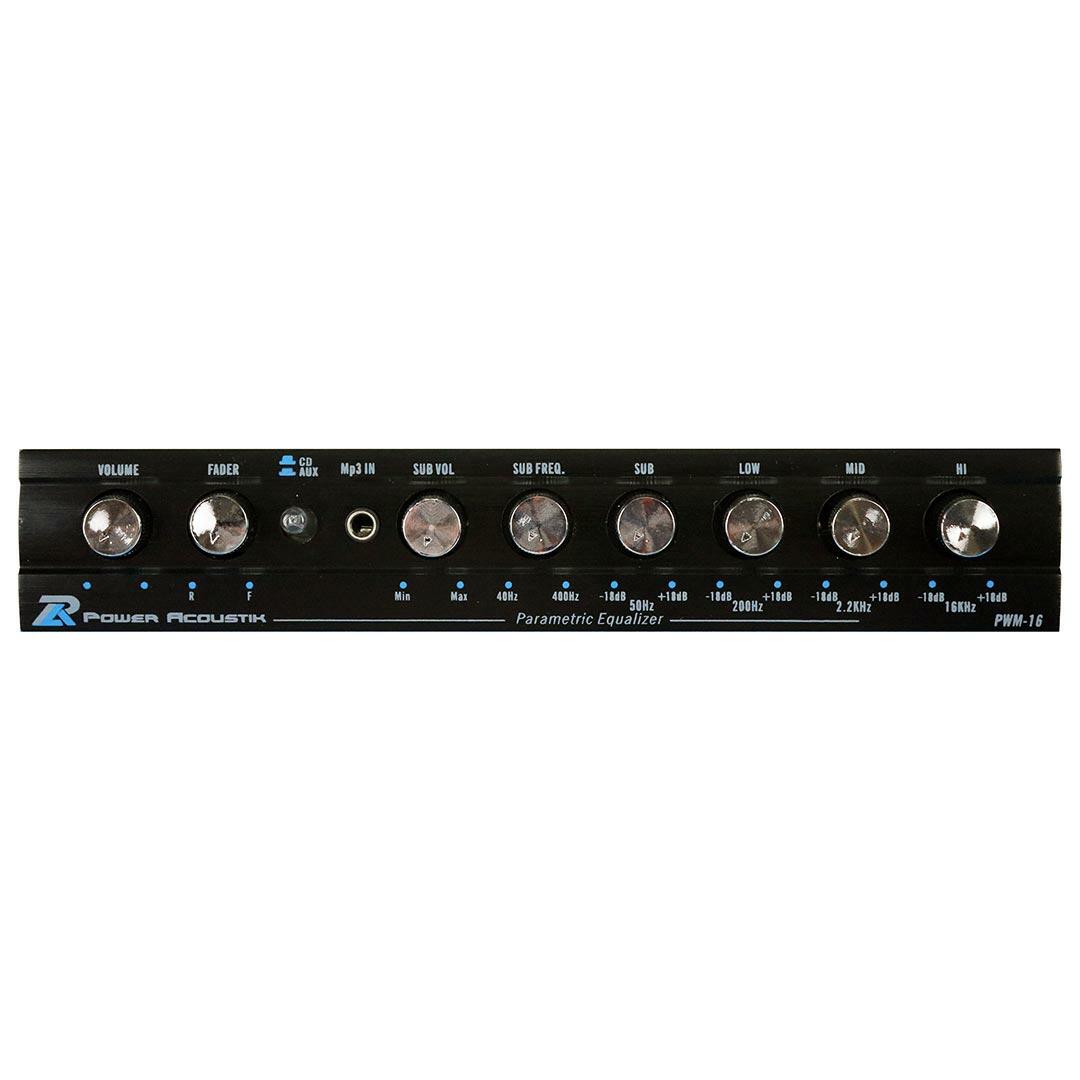 Power Acoustik PWM-16 EQUALIZER POWER ACOUSTIK PREAMP Power Acoustik