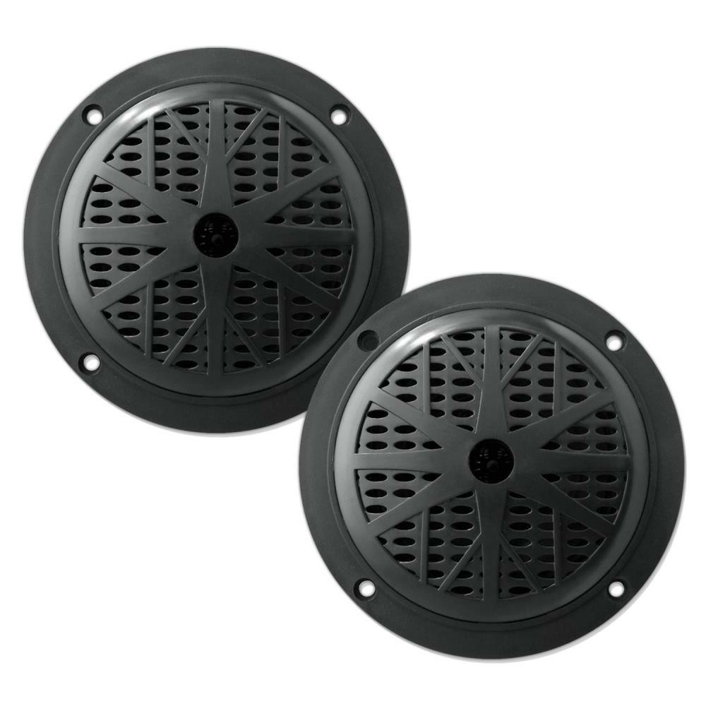 Pyle PLMR51B  Marine 5.25” Dual Cone Speakers (Black) Pyle