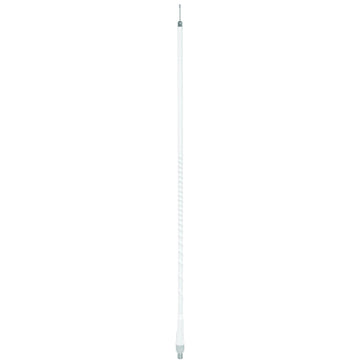 Accessories Unlimited AUFLEX4-W 4 Foot White 3/8" X 24" Superflex CB Antenna With Tunable Tip Accessories Unlimited