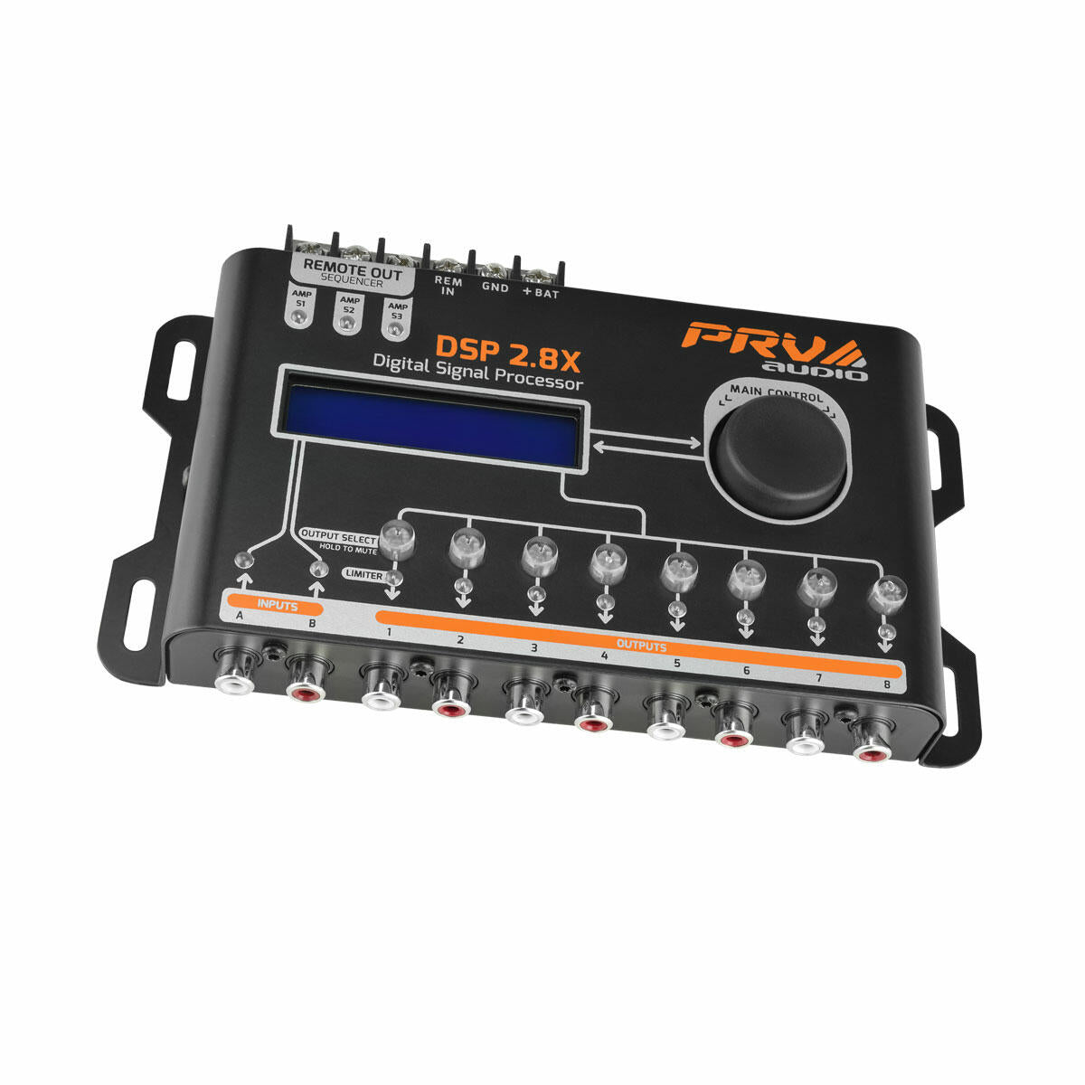 PRV Audio DSP 2.8X 8 CHANNEL DIGITAL SIGNAL PROCESSOR PRV Audio