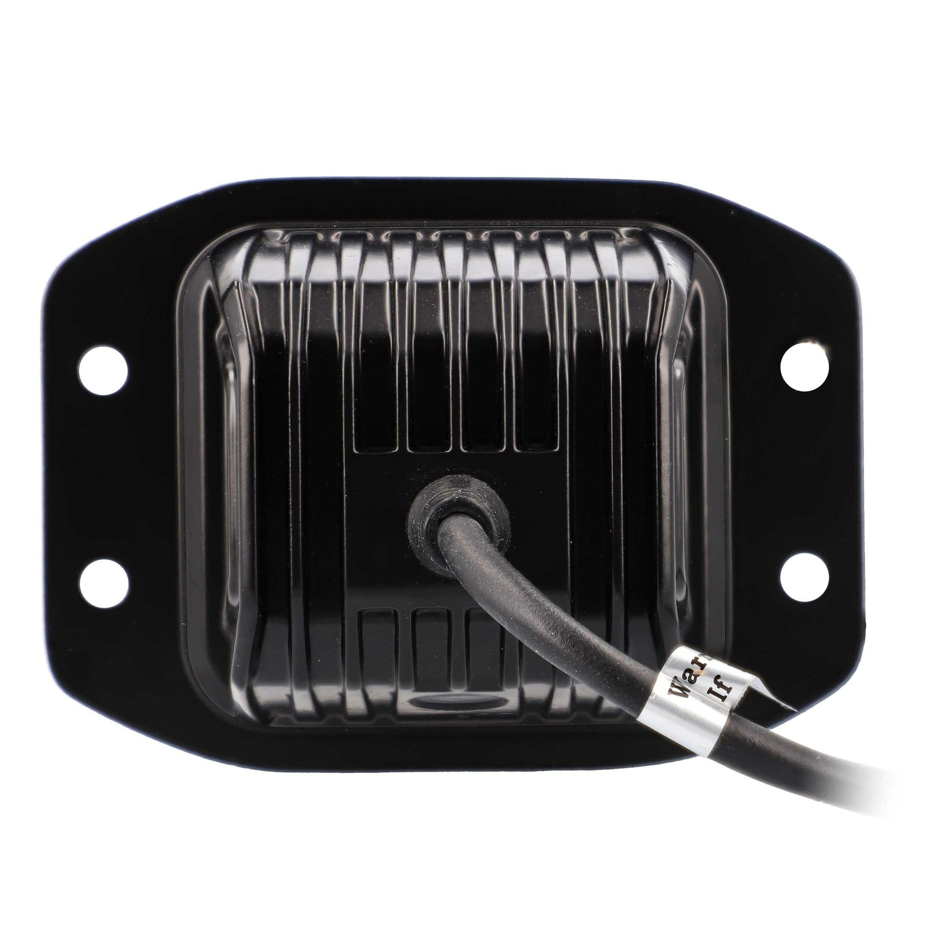Heise HE-FMBCF Blackout Flush Mount 3.5" Cube 4 LED Light - Flood Heise
