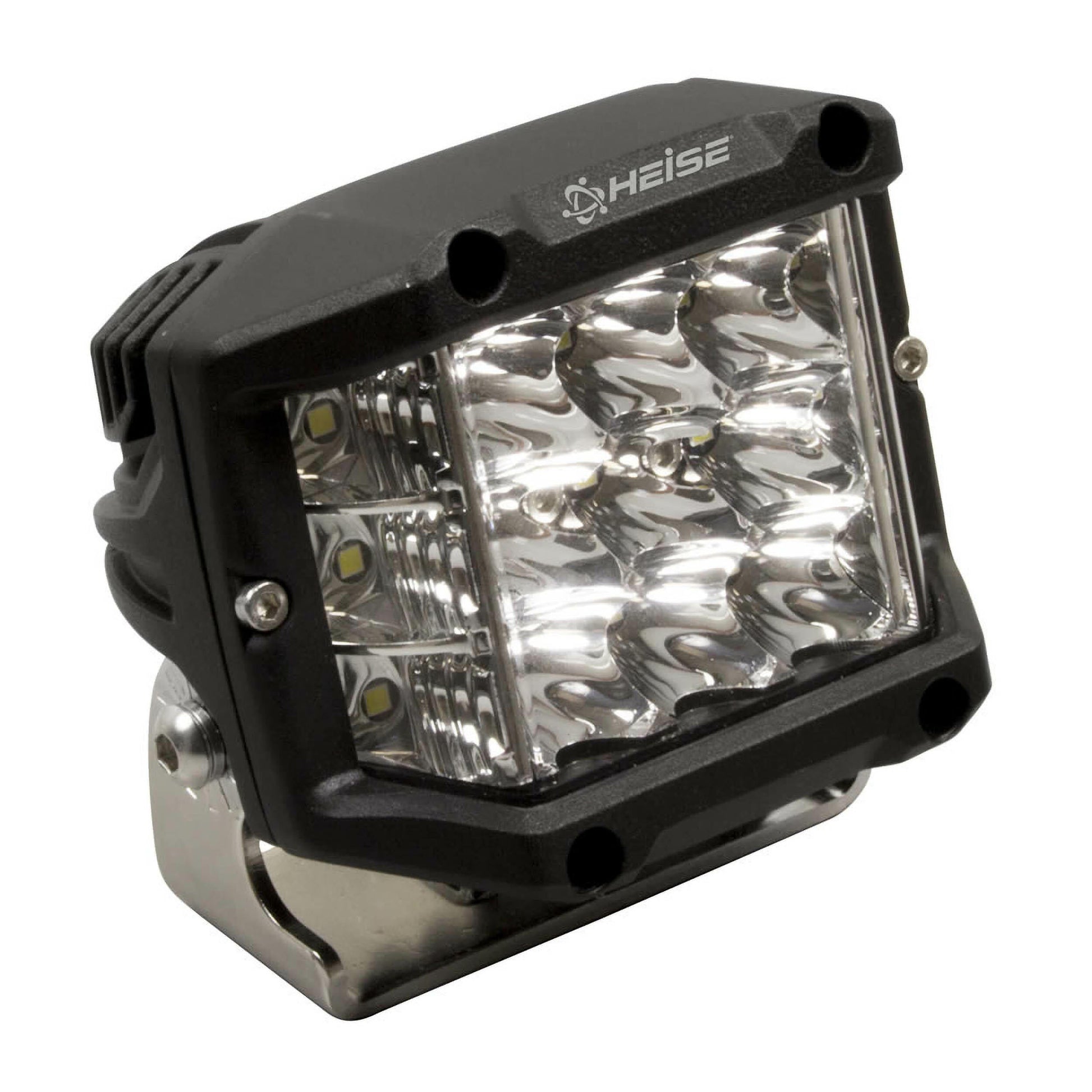 Heise HE-HCL1402PK High Output Cube Light - 4 Inch, 15 LED, 2-Pack with Harness HEISE LED Lighting Systems