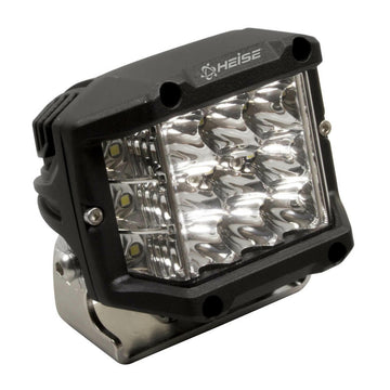 Heise HE-HCL1402PK High Output Cube Light - 4 Inch, 15 LED, 2-Pack with Harness HEISE LED Lighting Systems