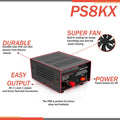 Pyramid PS8KX Universal Compact Bench Power Supply Pyramid