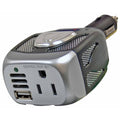 Samlex SAM10012 -12 Volt Dc, 115 Volt Ac 100 Watt Modified Sine Wave Inverter With Cigarette Plug, 1 Three Prong Outlet & Usb Port Samlex