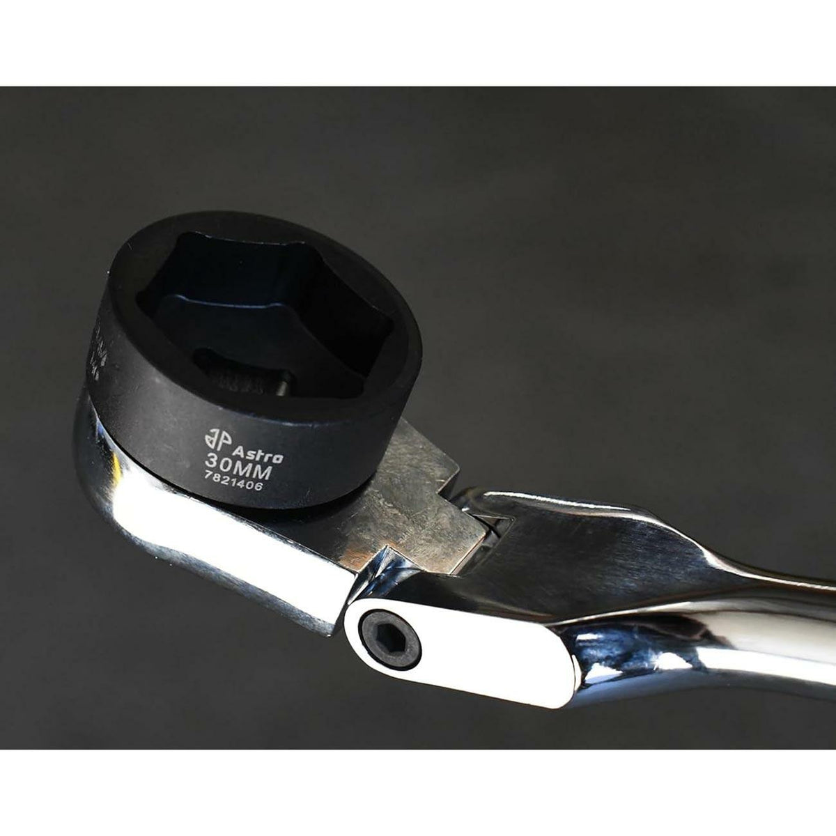 Astro 78218 Astro Tools Extra-Long Flex Head Ratchet Wrench for 1/2" Nano Sockets ASTRO